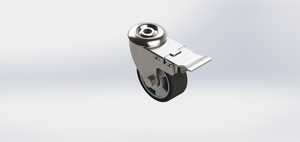 3x1-1/4" Medium stainless steel caster