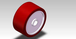 400x200mm PU on Steel Super Wheel