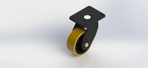 5x2 European Style Super Heavy-duty Swivel Caster