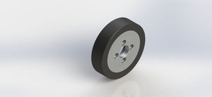 200x50mm-4x13x70 W20050-4.13.70 PU on Aluminum Wheel （-40℃）