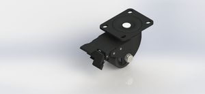 56 Series 2.5-inch American-style Low-Center-Gravity Cowboy Brake Caster