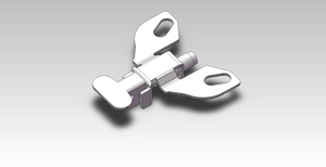【腳輪用方向鎖】Position locks （bolt on type）