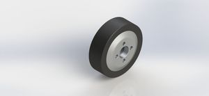 200x70mm-4x13x70 W20070-4.13.70  PU on Aluminum Wheel （-40℃）