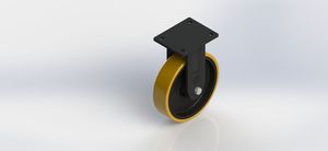 8x2 European Style Super Heavy-duty Rigid Caster