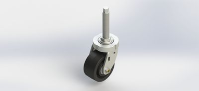 K6340-M24118-NY.B3 4x2Heavy-Duty Impact-Resistant Nylon Casters