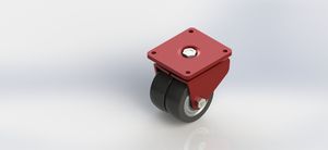 Custom 152mm Overall Height AGV Caster