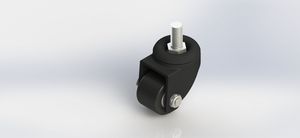 33 Series 1.5-inch New-style Low-Center-Gravity Cowboy Swivel Stem Caster