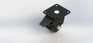 55 Series 2.5-inch New-style Low-Center-Gravity Cowboy Brake Caster