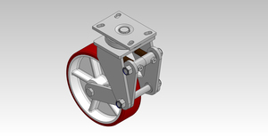 10in 650kgs Caster Automotive Shock Absorption