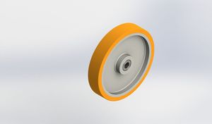400x75mm PU Wheel