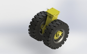 22-inch inflatable special trailer wheel