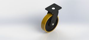8x2 European Style Super Heavy-duty Swivel Caster