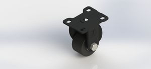 33 Series 2-inch Low Center of Gravity Welded Rigid Caster