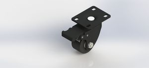 33 Series 2-inch Low Center of Gravity Welded Swivel Brake Caster