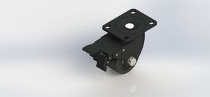 56 Series 3-inch American-style Low-Center-Gravity Cowboy Brake Caster