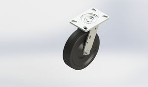 8 in Heavy Duty Custom Phenolic Caster