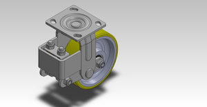 650kgs 6in No downtime Automotive ShockAbsorption Caster