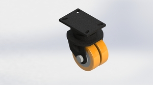 130x40mm Crankshaft Mechanism Swivel Caster