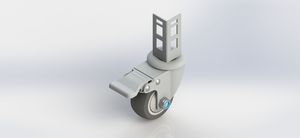 4230B-L3280-TPU 3x1-1/4" Swivel Caster