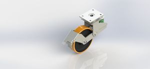 8in 800kgs Shock Absirber Swivel Brake Caster