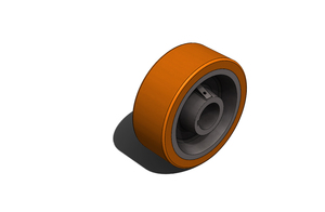8in 3000lbs Keyway Wheel