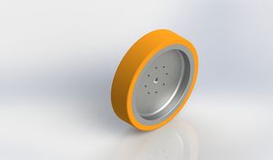 170x40mm PU Wheel