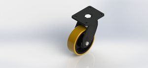 6x2 European Style Super Heavy-duty Swivel Caster