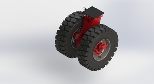 22-inch solid special tractor wheel