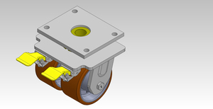 6in 2600kgs Swivel Caster