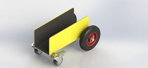 480x325mm Four-Wheel Transport Car