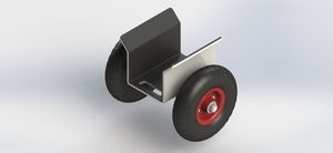 CAR-35010-CR  Jianglong 10-Inch Dual-Wheel Heavy-Duty Hand Truck
