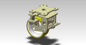 2500kgs（5500lbs）Shock Absirber Caster