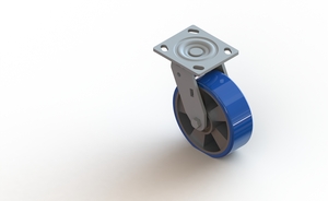 N6660-01-PAL 6x2 POLYURETHANE ON ALUMINUM SWIVEL CASTER