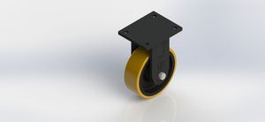 6x2 European Style Super Heavy-duty Rigid Caster