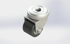 Customized 35mm MC Nylon Swivel Caster