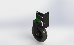 Gate Use Caster Centipede Rubber Wheel