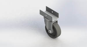 4in U type Top Plate Swivel Caster