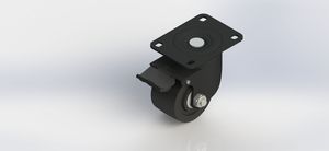 52 Series 3-inch Low Center of Gravity Welded Swivel Brake Caster
