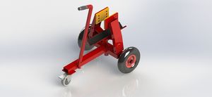 780x580mm Automatic Clamp Panel Hand Truck
