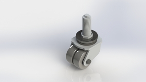 4in M42 Stem Swivel Caster