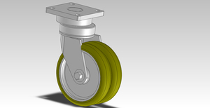 Crankshaft Mechanism Swivel Caster