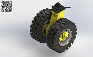 Traction Container Double Wheel Caster