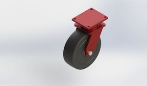 12in Extra Heavy Duty MC Nylon Swivel Caster with Load Capacity 5000kgs