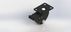 33 Series 1.5-inch Low Center of Gravity Welded Swivel Brake Caster