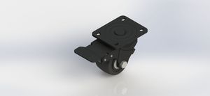 54 Series 3-inch Low Center of Gravity Welded Swivel Brake Caster