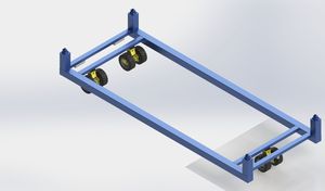 10-ton container trailer frame