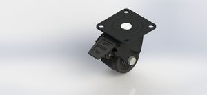 55 Series 3-inch New-style Low-Center-Gravity Cowboy Brake Caster