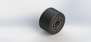 WHEEL-TGS1AN 80x50mm Nylon Wheel