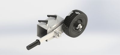 9in Football Goal Wheel System