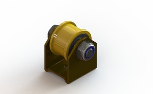 JP U-type sliding door roller wheel